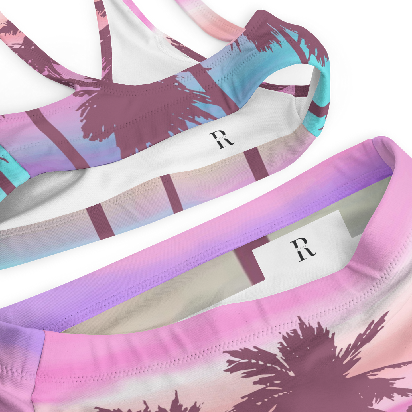 Beach Recycled high-waisted bikini
